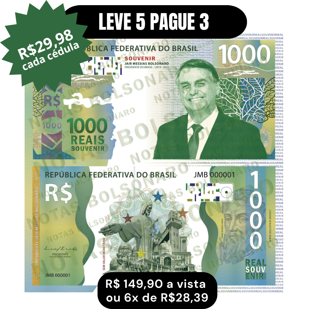 Nota do Presidente Bolsonaro – Edição Limitada