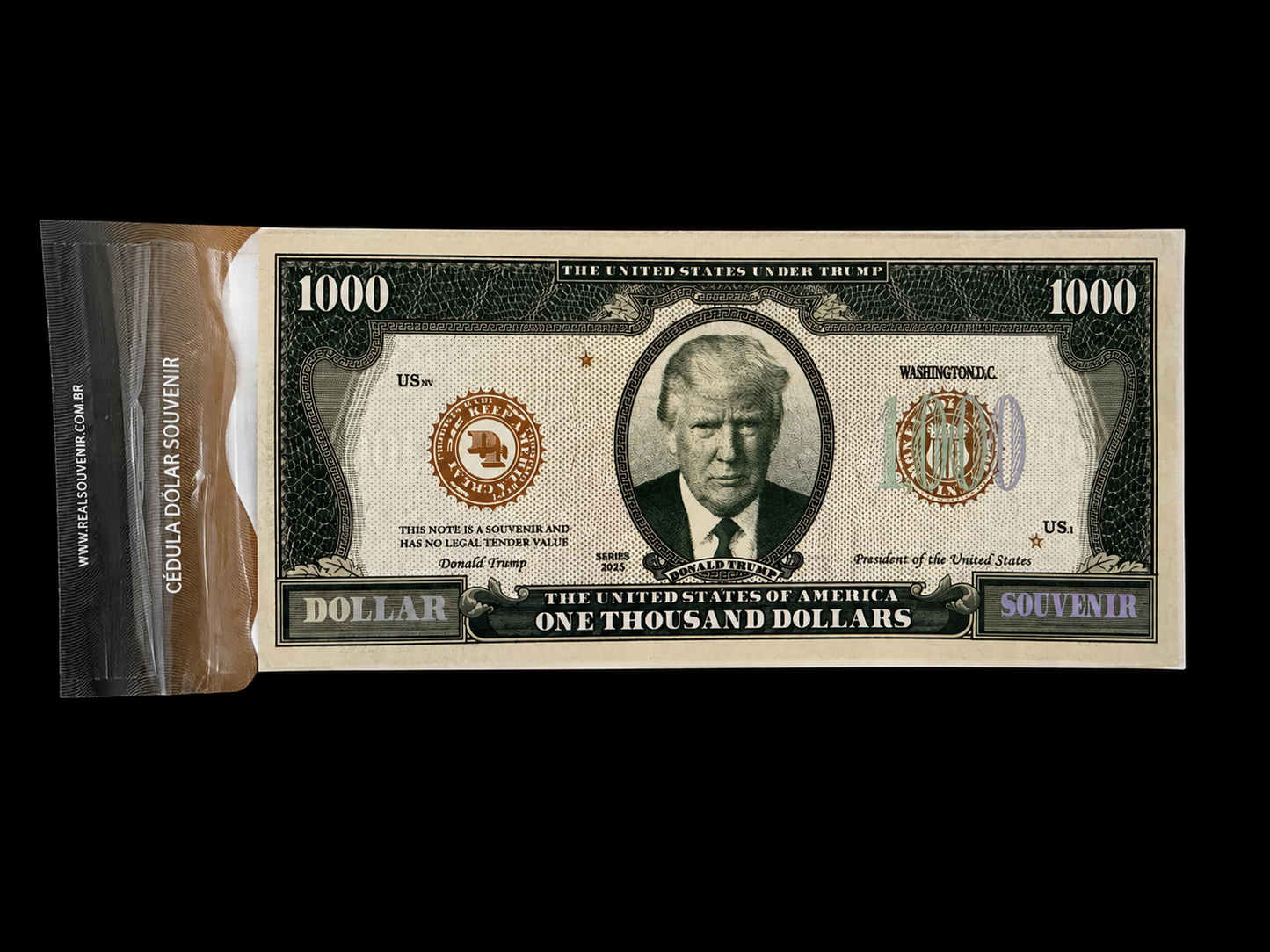 Cédula Souvenir Donald Trump