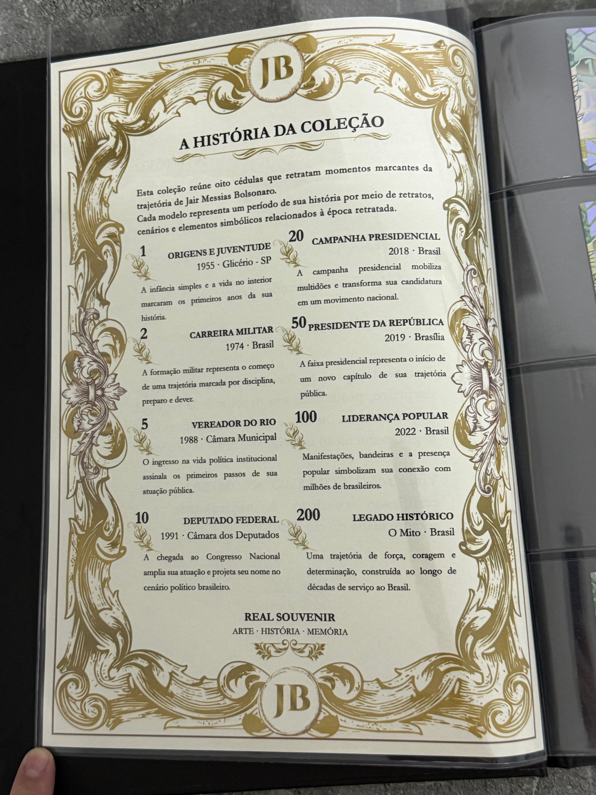Álbum JB — história da coleção