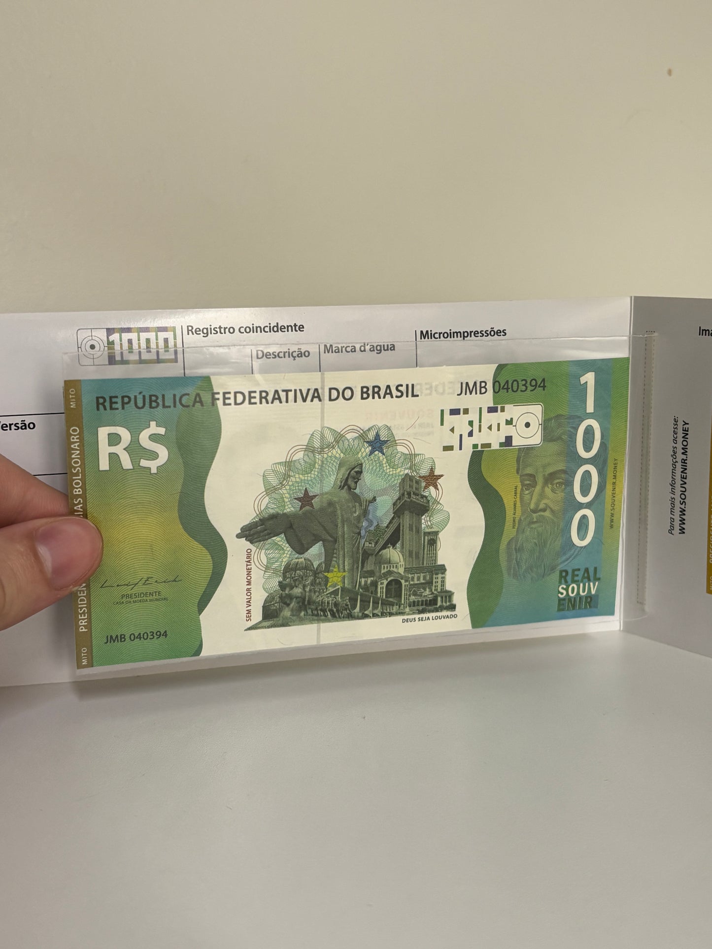 Nota do Presidente Bolsonaro – Edição Limitada