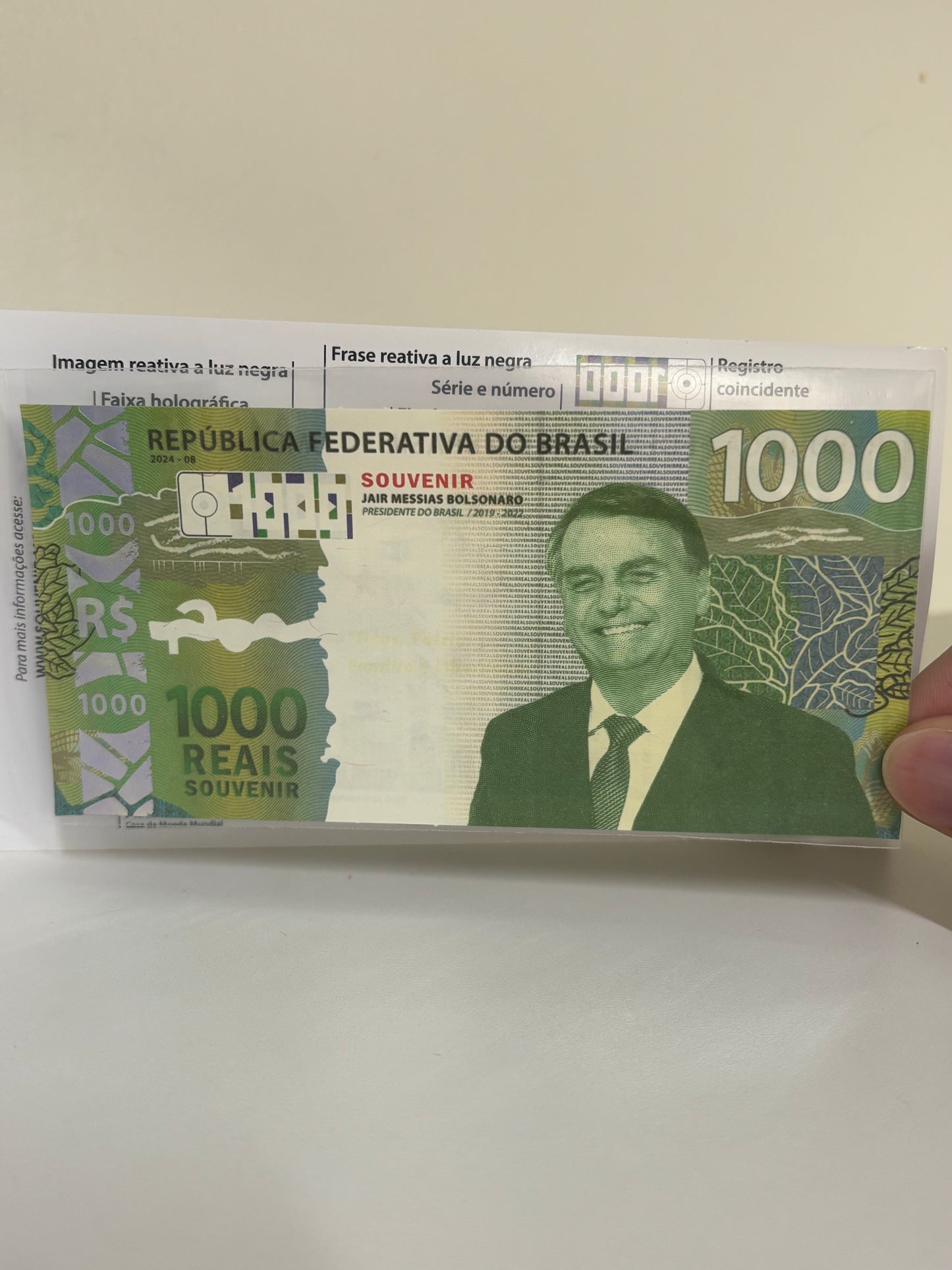 Nota do Presidente Bolsonaro – Edição Limitada